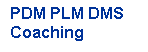Textfeld: PDM PLM DMS
Coaching